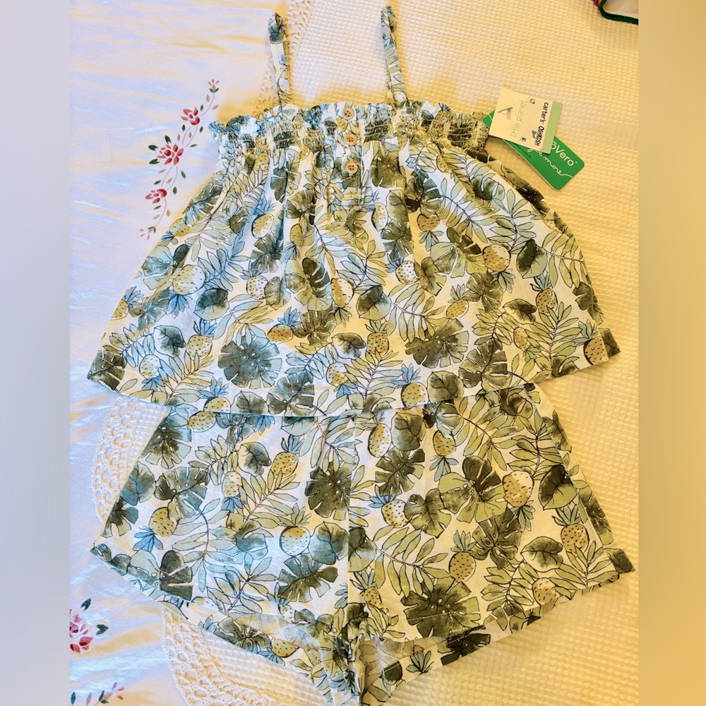 Little Planet by Carters, 2 piece- Tropical Summer Set, 4T